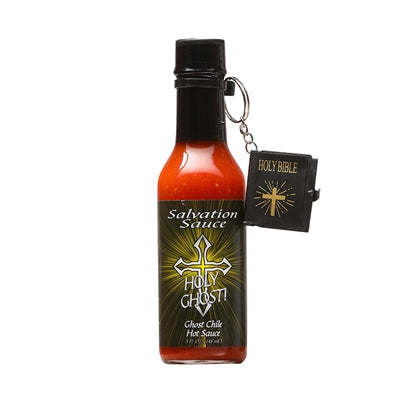 Salvation Sauce Holy Ghost Hot Sauce with Mini Bible