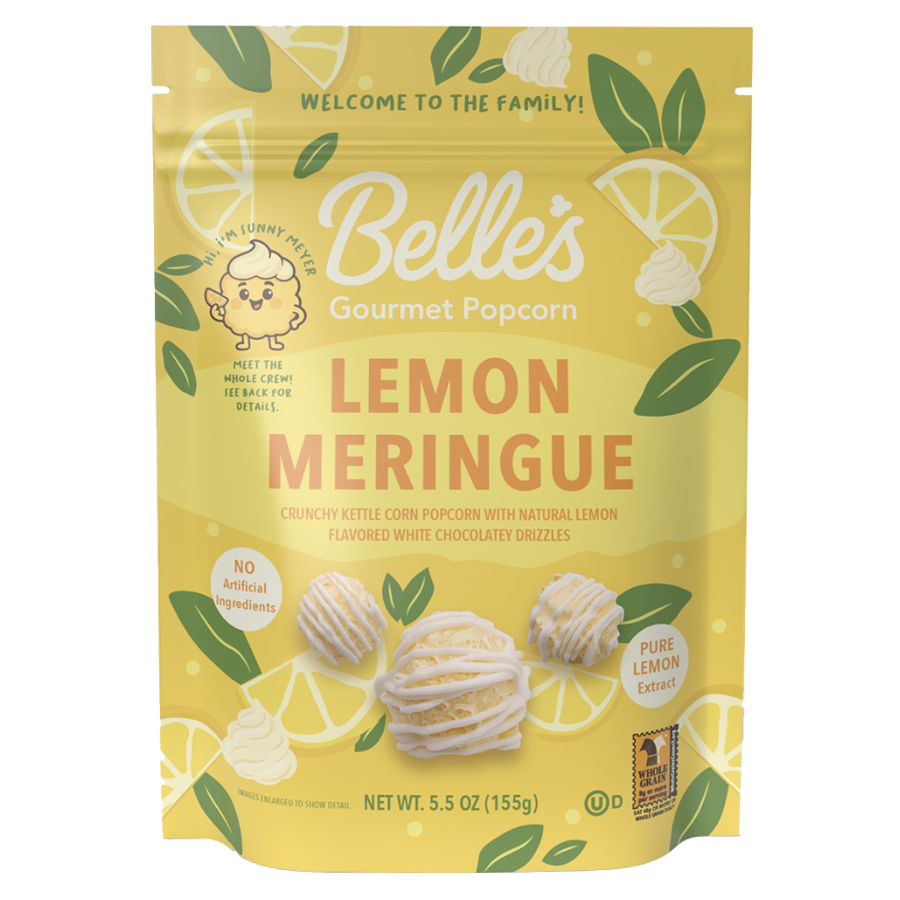 Belle's Gourmet Lemon Meringue Popcorn
