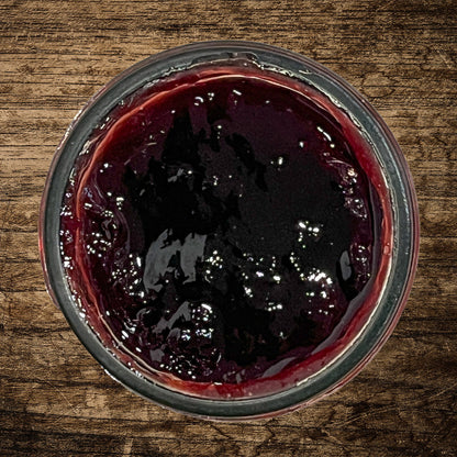 View of the top of the open jar