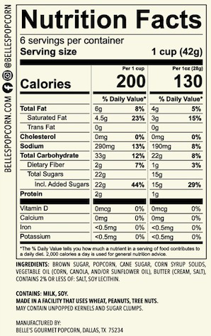 Nutritional Facts